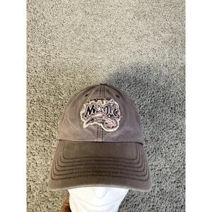 Orlando Magic Hat Cap Strap Back Womens One Size Gray NBA Basketball '47